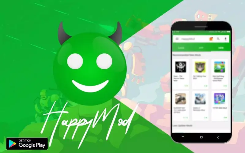 Ảnh 3 của Tải ứng dụng HappyMod APK 3.1.5 cho Android iO Giao diện tìm kiếm và danh sách ứng dụng trên HappyMod
