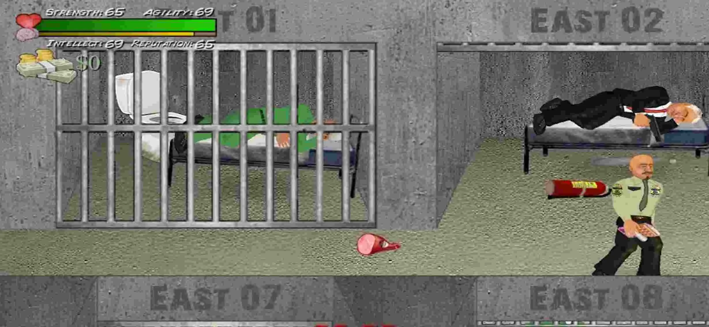 Ảnh 3 của Tải game Hard Time (Prison Sim) Mod APK 1.45 (Mở Khoá) Giao diện tải game Hard Time Prison Sim Mod