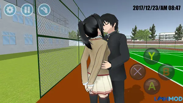 Ảnh 4 của Tải High School Simulator 2018 Apk 77.0 Android, IOS Giao diện điều khiển trong High School Simulator 2018