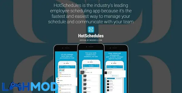 Ảnh 1 của Tải ứng dụng HotSchedules APK 4.202.0 cho Android iOS Giao diện chính của HotSchedules hiển thị lịch làm việc
