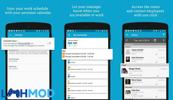 Ảnh 2 của Tải ứng dụng HotSchedules APK 4.202.0 cho Android iOS Tính năng báo cáo và thống kê chi tiết trong HotSchedules