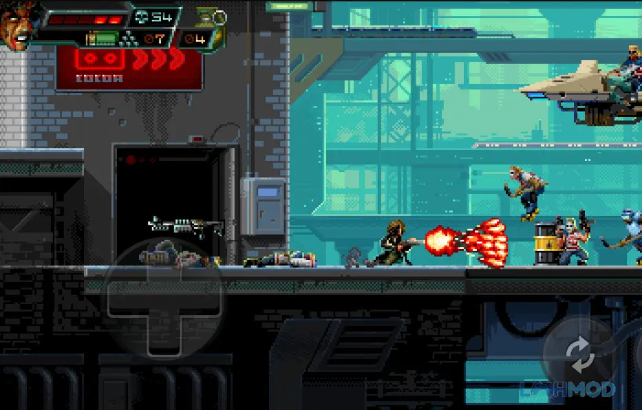 Ảnh 3 của Tải Huntdown Mod Apk v0.1.23 (Mở Khóa Bản Đầy Đủ) cho Android iOs Thợ săn tiền thưởng trong Huntdown Mod