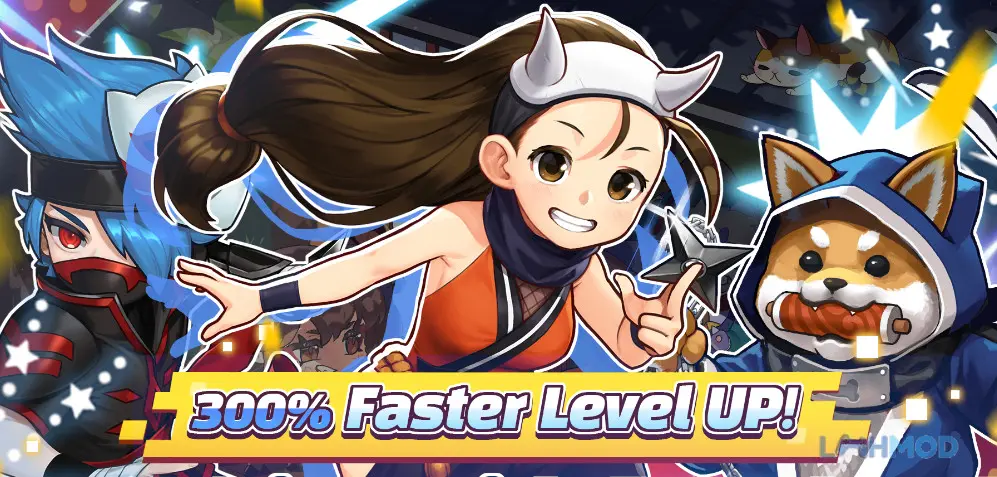 Ảnh 2 của Tải Idle Ninja Online Apk 1.680 cho Android iOs Một cảnh gameplay trong Idle Ninja Online Mod Apk