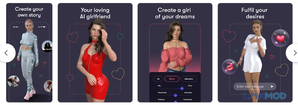 Ảnh 3 của Tải iGirl Mod Apk v2.58.2 (Mở khóa Premium) cho Android iOs Tùy chỉnh và xây dựng mối quan hệ với iGirl