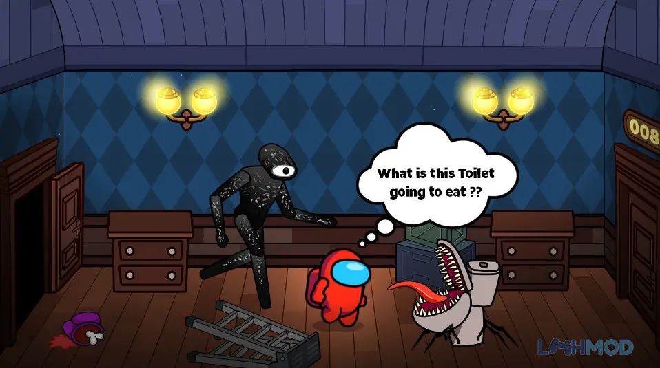 Ảnh 3 của Tải Imposter in Doors Survival Apk 1.4.6 cho Android iOs Cảnh báo của Imposter in Doors Survival về những thử thách phía trước