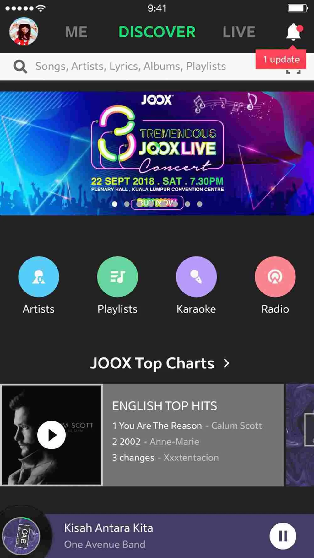 Ảnh 2 của Tải JOOX Music Mod APK 7.4.0 (Mở Khóa VIP) Tạo danh sách phát nhạc