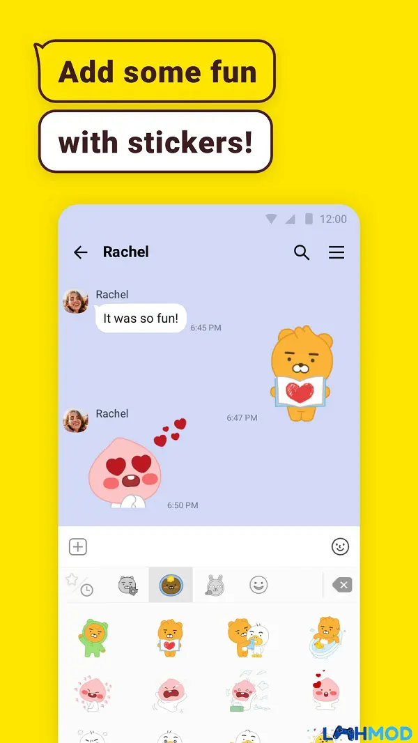 Ảnh 3 của Tải ứng dụng Kakaotalk Mod Apk 9.4.2 (Đã mở khóa) Android, IOS Màn hình hiển thị nhóm chat trong Kakaotalk
