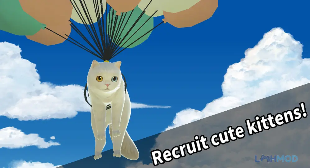 Ảnh 2 của Tải Kitty Cat Resort Mod Apk 1.53.2 (Vô Hạn Tiền) cho Android iOs Mèo dễ thương đang tận hưởng cuộc sống trên đảo trong Kitty Cat Resort Mod