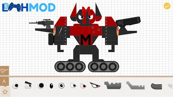 Ảnh 4 của Tải Labo Xe tăng-đứa trẻ APK 1.0.261 cho Android iOS Xe tăng đa dạng trong Labo Xe tăng-đứa trẻ