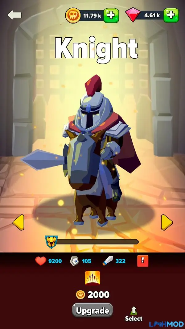 Ảnh 4 của Legion Clash Mod Apk 0.6.2 (Đã mở khóa) Android, IOS Lựa chọn và nâng cấp kỹ năng cho quân đội Legion Clash