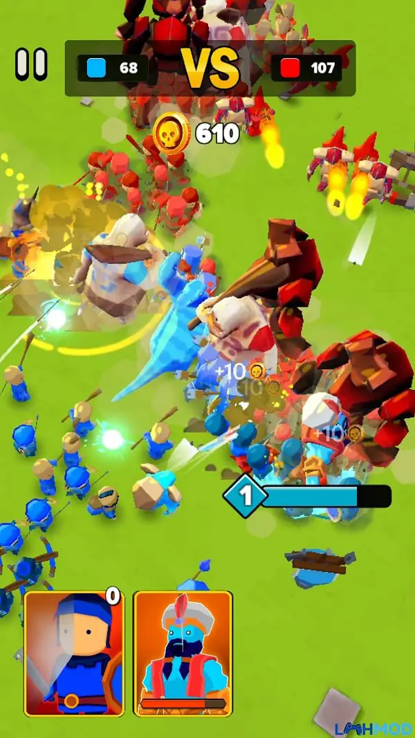 Ảnh 5 của Legion Clash Mod Apk 0.6.2 (Đã mở khóa) Android, IOS Giao diện tải game Legion Clash trên thiết bị di động