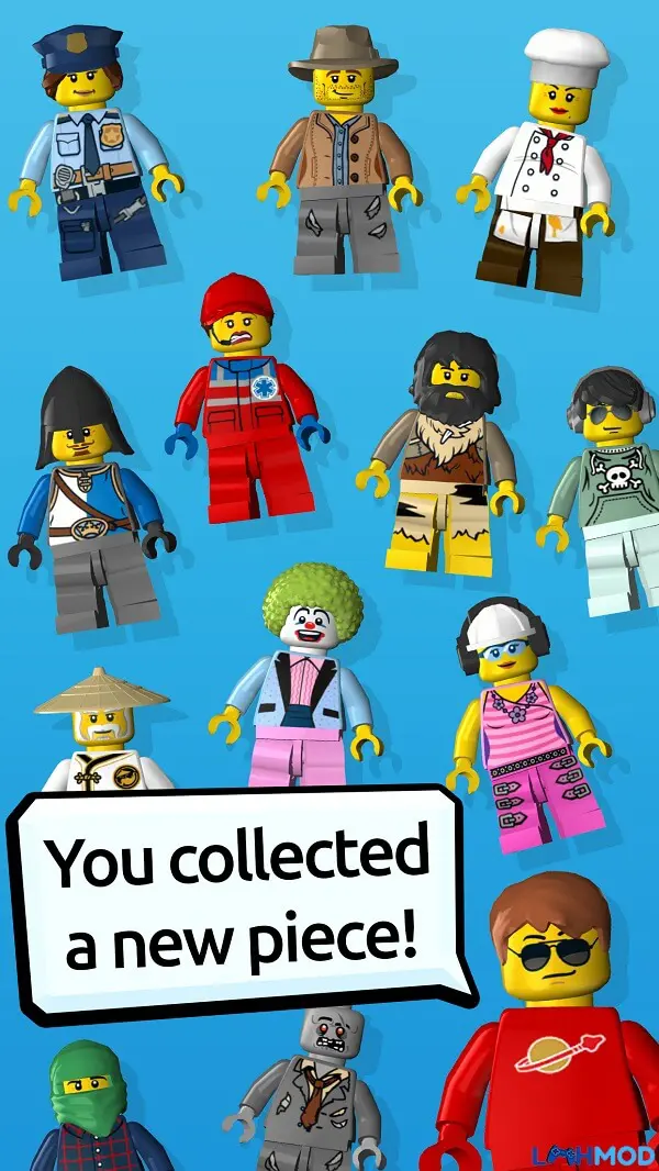 Ảnh 3 của Tải game LEGO Tower Mod Apk 1.26.0 (Vô hạn tiền, xu) Android, IOS Các minifigure LEGO đang làm việc trong một cửa hàng