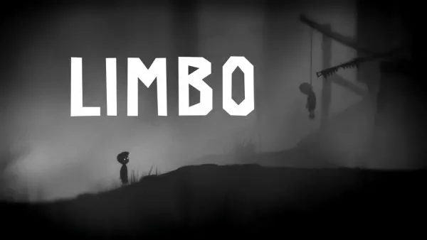 Ảnh 1 của Tải game LIMBO MOD APK 1.20 b123 (Mở khóa MOD) cho Android iOs Cậu bé nhân vật chính đang đứng trước một chướng ngại vật lớn trong thế giới LIMBO