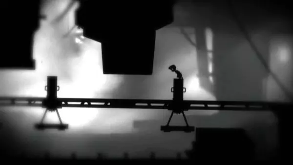 Ảnh 2 của Tải game LIMBO MOD APK 1.20 b123 (Mở khóa MOD) cho Android iOs Cảnh cậu bé vượt qua cạm bẫy máy móc nguy hiểm trong LIMBO