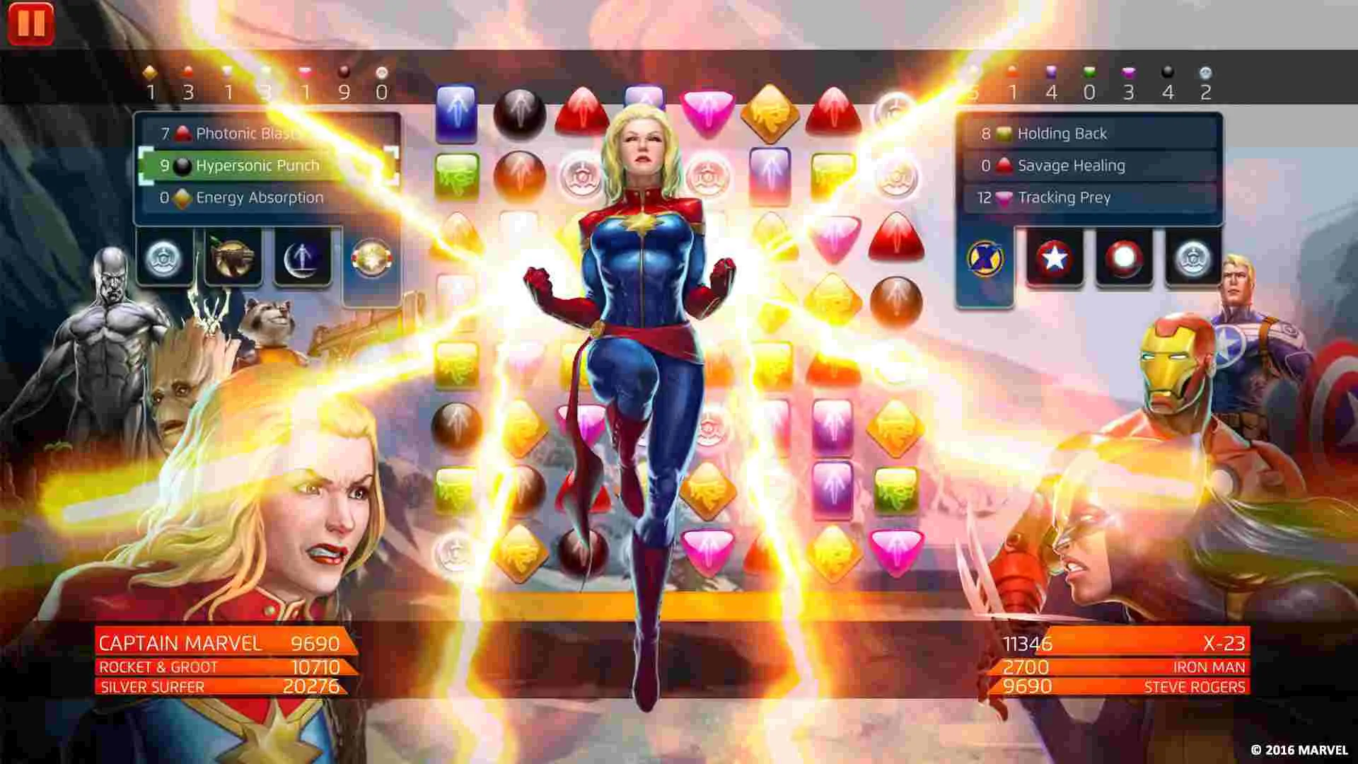 Ảnh 4 của MARVEL Puzzle Quest Mod APK 259.610245 (Vô Hạn Tiền) Các nhân vật anh hùng Marvel tập hợp trong MARVEL Puzzle Quest Mod