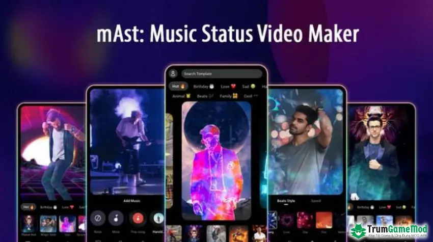 Ảnh 3 của Tải mAst Apk 1.5.4 cho Android Các hiệu ứng chuyển cảnh và âm nhạc trong mAst