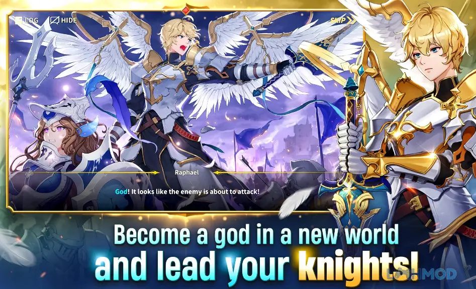 Ảnh 3 của Tải Master of Knights Mod Apk 0.2.7 (Damage Multiplier, God Mode, Auto Win) cho Android iOs Cảnh chiến đấu trong Master of Knights Mod