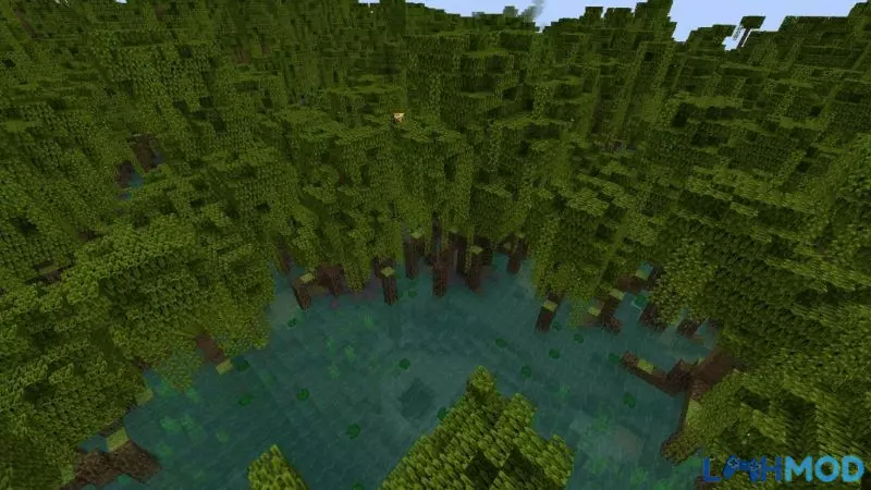 Ảnh 2 của Tải Minecraft 1.19.20 Apk Tiếng Việt Lmhmod Miễn Phí Khu vực rừng ngập mặn trong Minecraft 1.19.20 Apk