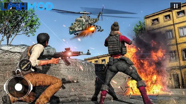 Ảnh 3 của Modern Action Commando FPS APK 1.0.42 cho Android iOS Cảnh hành động chi tiết trong Modern Action Commando FPS
