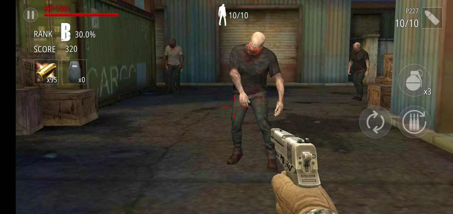Ảnh 1 của Tải game Mow Zombies Mod APK 1.6.37 (Menu, Vô Hạn Tiền) Mow Zombies Mod: Hình ảnh một khẩu súng đặc biệt đang bắn điện vào zombie