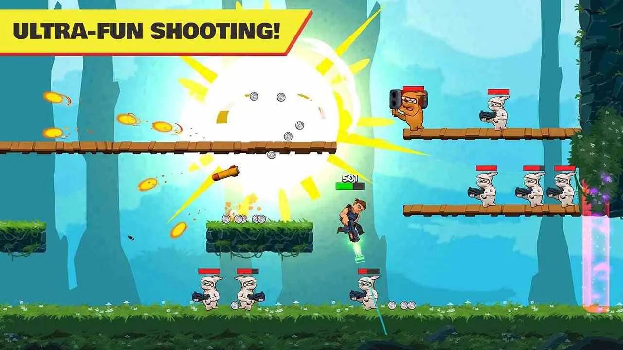 Ảnh 4 của Tải game Mr Autofire Mod APK 2.4.2 (Mua sắm miễn phí, onehit) Màn hình kết thúc trận đấu trong Mr Autofire hiển thị phần thưởng