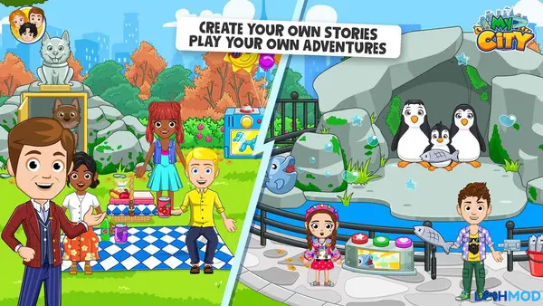 Ảnh 4 của Tải My City: NewYork Trip Apk 3.0.0 cho Android, IOS Các hoạt động giải trí tại New York trong game