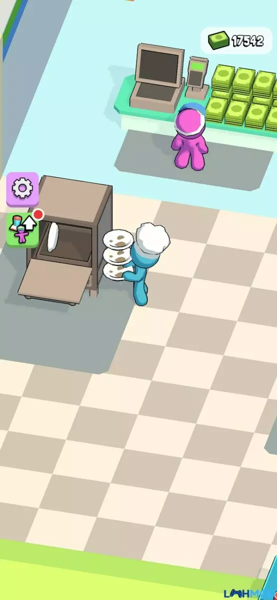 Ảnh 4 của Tải My Mini Kitchen Apk 1.2.6 cho Android, IOS Bên trong nhà hàng My Mini Kitchen với nhiều khách hàng đang chờ