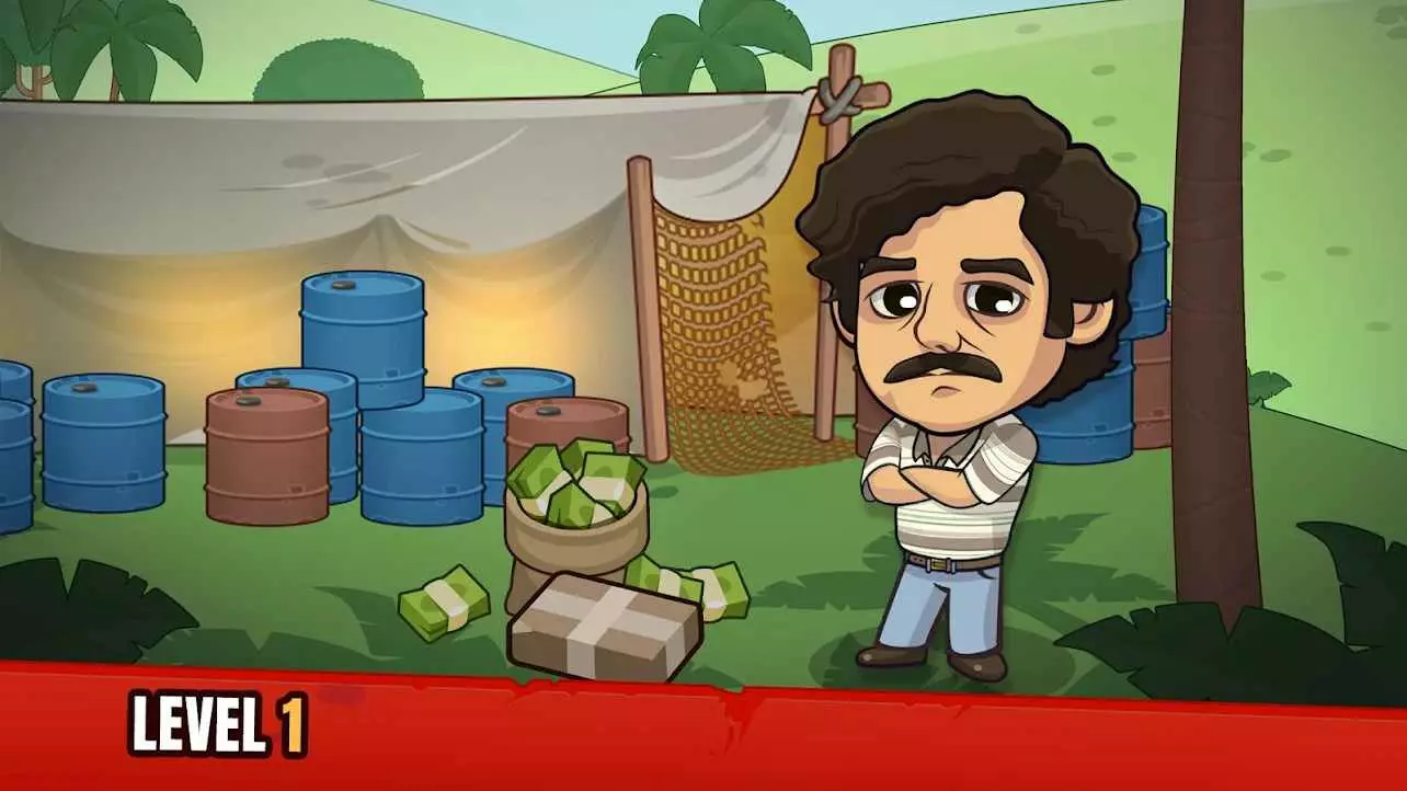 Ảnh 2 của Tải game Narcos: Idle Cartel Mod APK 4.0.5 (Nâng Cấp Miễn Phí) Chi tiết nhà máy sản xuất trong Narcos: Idle Cartel Mod