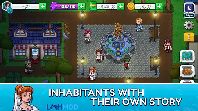 Ảnh 3 của Tải game Nautical Life 2 Mod Apk 0.9999 (Mod mua sắm, không quảng cáo) cho Android, IOS A serene island scene from Nautical Life 2