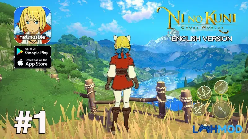 Ảnh 2 của Tải Ni no Kuni: Cross Worlds Apk 1.02.010 cho Android Oliver đang khám phá một khu vực bí ẩn trong Ni no Kuni: Cross Worlds
