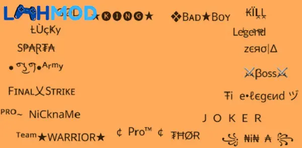 Ảnh 2 của Nickname Generator for Gamers MOD APK 1.5.10 (Mở khóa Pro) Giao diện tạo biệt danh trong Nickname Generator for Gamers
