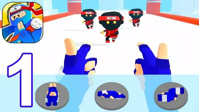 Ảnh 2 của Tải game Ninja Hands Mod Apk 0.4.2 (Vô hạn tiền) cho Android, IOS Nhân vật Ninja đang sử dụng sức mạnh điện trong game