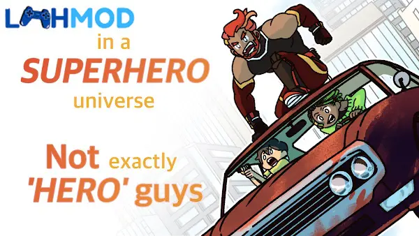 Ảnh 3 của Tải game Not Exactly A Hero APK 1.0.7 cho Android iOS Một phân cảnh trong Not Exactly A Hero với các tùy chọn đối thoại