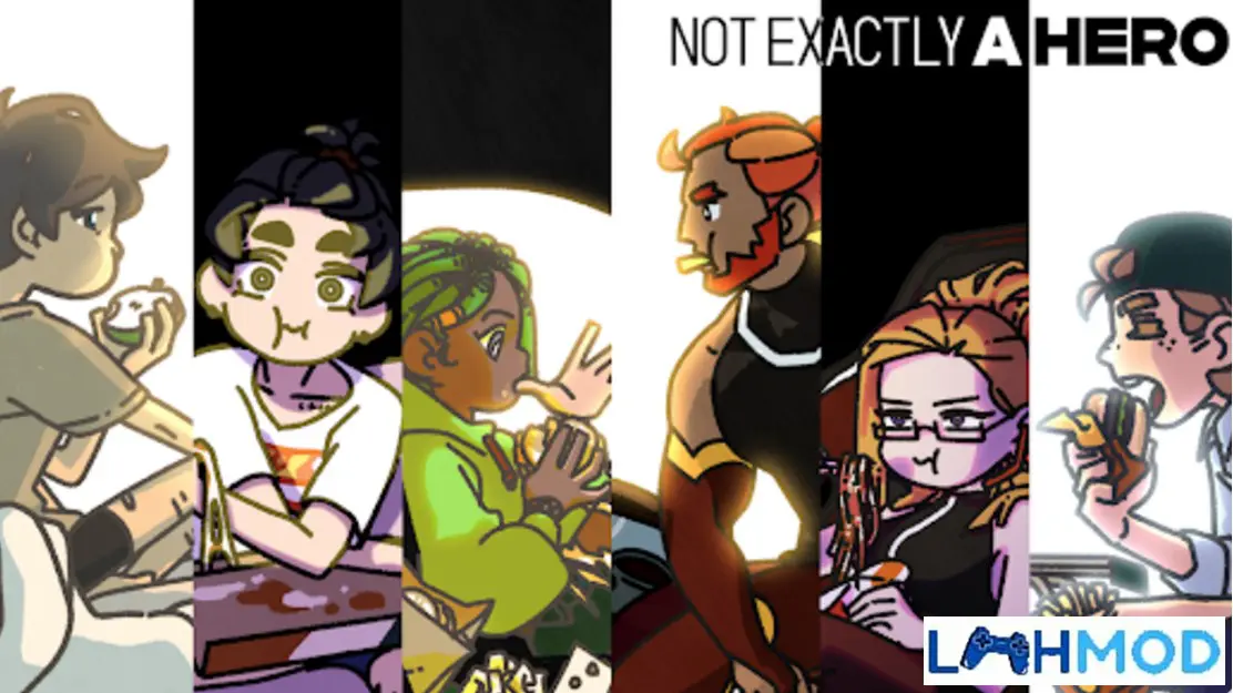 Ảnh 3 của Not Exactly A Hero Giao diện tin nhắn độc đáo của Not Exactly A Hero