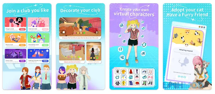 Ảnh 8 của Tải Oasis-Start your second life Apk 0.39.0 cho Android iOs Người chơi tận hưởng cuộc sống ảo cùng bạn bè trong Oasis