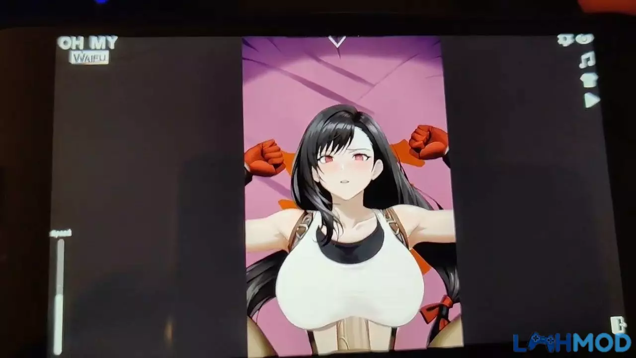 Ảnh 2 của Tải Oh My Waifu Apk 3.2.7 (Mod mở khóa nhân vật, full cấp độ) Cảnh tương tác giữa người chơi và một cô gái waifu trong Oh My Waifu Mod Apk