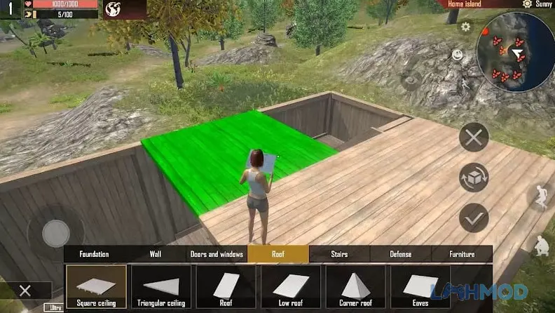 Ảnh 4 của Download Project Island Mod Apk 1.1.10 (Mega Menu) for Android iOs Chế tạo và xây dựng căn cứ trong Project Island
