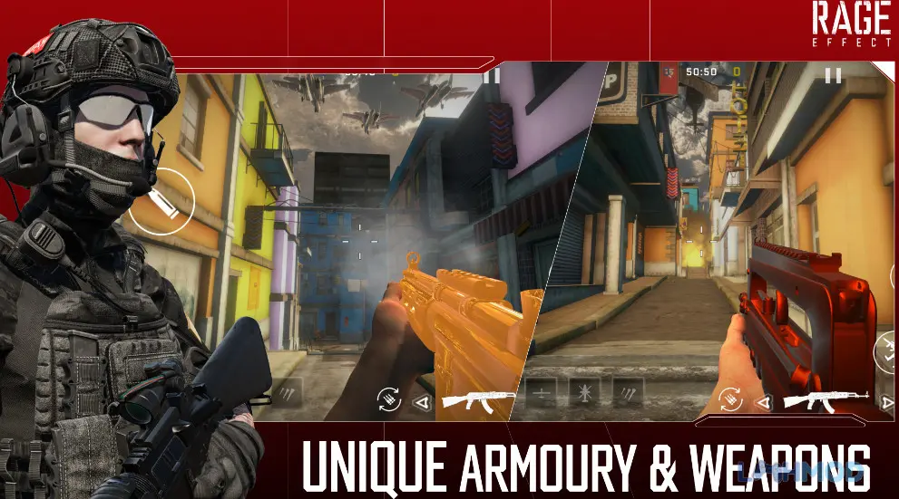 Ảnh 2 của Tải Rage Effect Mobile Apk 1.2.0 cho Android iOs Cảnh chiến đấu trong Rage Effect Mobile