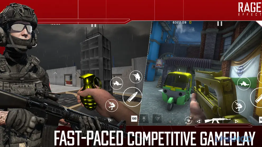 Ảnh 4 của Tải Rage Effect Mobile Apk 1.2.0 cho Android iOs Cảnh hành động trong Rage Effect Mobile