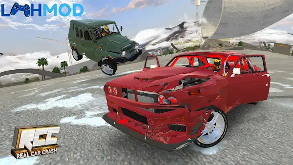 Ảnh 2 của Tải RCC – Real Car Crash MOD APK 1.4.0 (Vô hạn tiền) Android iOS Garage xe hơi khổng lồ trong RCC – Real Car Crash MOD