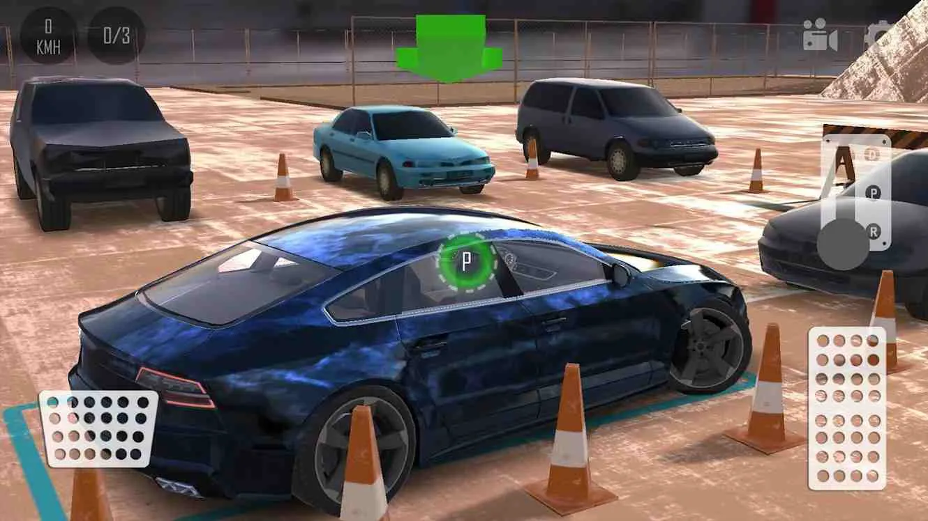 Ảnh 4 của Tải game Real Car Parking Mod APK 2.6.6 (Vô Hạn Tiền) Cảnh đỗ xe chính xác trong Real Car Parking Mod