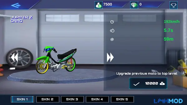 Ảnh 4 của Real Drag Bike Racing Mod Apk 1.9 (Vô hạn tiền) Giao diện tùy chỉnh xe trong Real Drag Bike Racing
