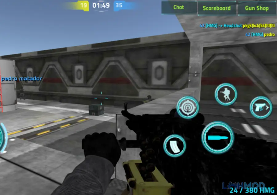 Ảnh 2 của Tải Real Strike Apk 3.0 cho Android iOs Người chơi tương tác trong trận đấu Real Strike