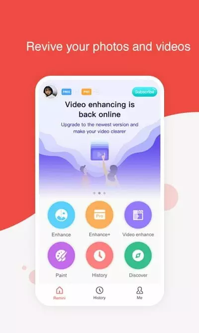 Ảnh 3 của Tải Remini Mod APK 3.7.252 (Mở Khóa Pro) So sánh ảnh gốc và ảnh đã chỉnh sửa bằng Remini