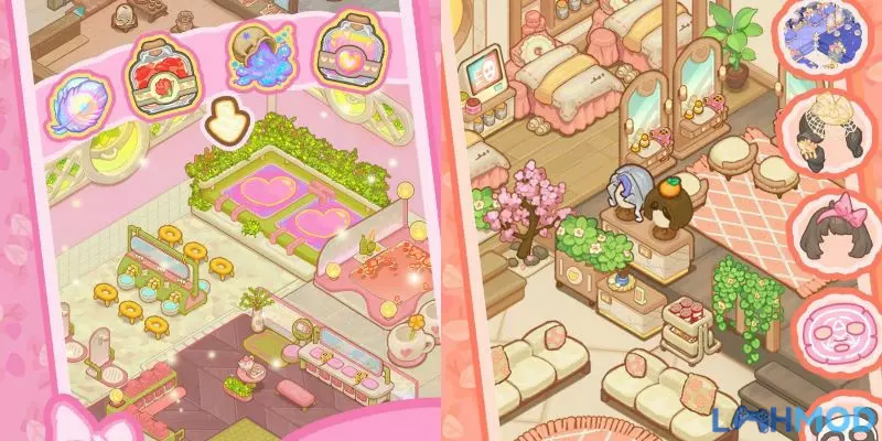 Ảnh 3 của Tải Resortopia Mod Apk 9.2.5 mới nhất (Hack Vô hạn tiền, Không quảng cáo) Lối chơi cơ bản của Resortopia