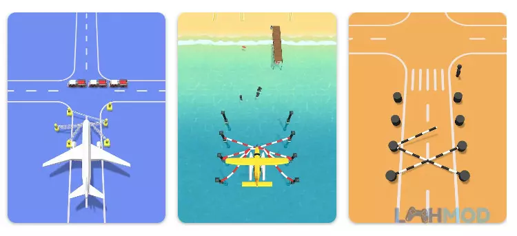 Ảnh 2 của Tải Rope Savior 3D Mod 1.5.9 (Không quảng cáo) cho Android iOs Giao diện Rope Savior 3D Mod với các phương tiện và người đi bộ cần được bảo vệ bằng dây thừng