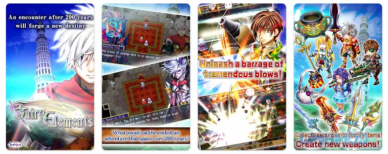 Ảnh 2 của Tải RPG Fairy Elements Mod Apk 1.1.3g (Vô Hạn Tiền) cho Android iOs Cảnh chiến đấu trong RPG Fairy Elements