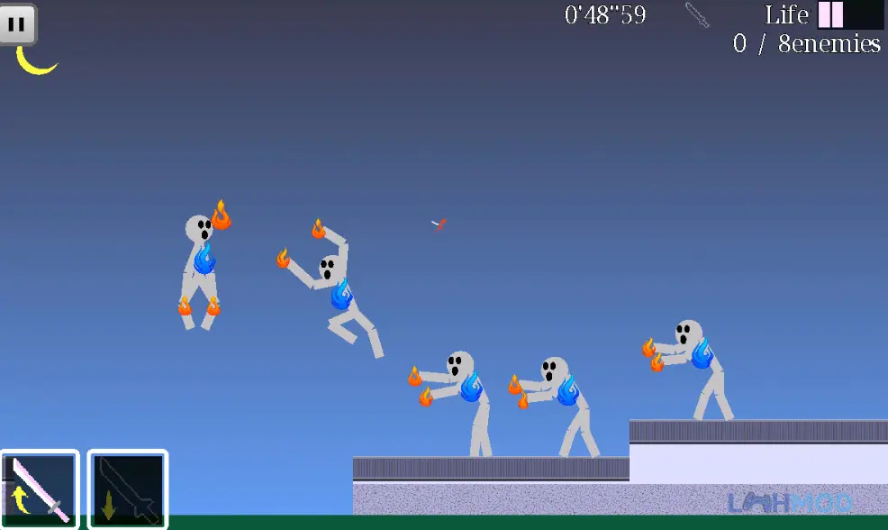 Ảnh 2 của Tải Sakura Blade Apk 1.36.0 cho Android iOs Cảnh chiến binh Sakura Blade đang chiến đấu