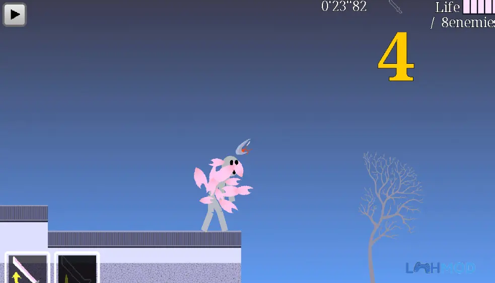 Ảnh 3 của Tải Sakura Blade Apk 1.36.0 cho Android iOs Giao diện chiến đấu của Sakura Blade