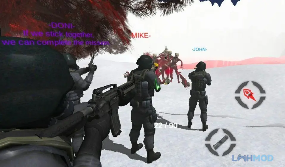 Ảnh 3 của Tải SCP-354 Episode 2 Mod Apk 1.05 (Vô Hạn Đạn) cho Android iOs Giao diện menu game SCP-354 Episode 2 với các lựa chọn và cài đặt